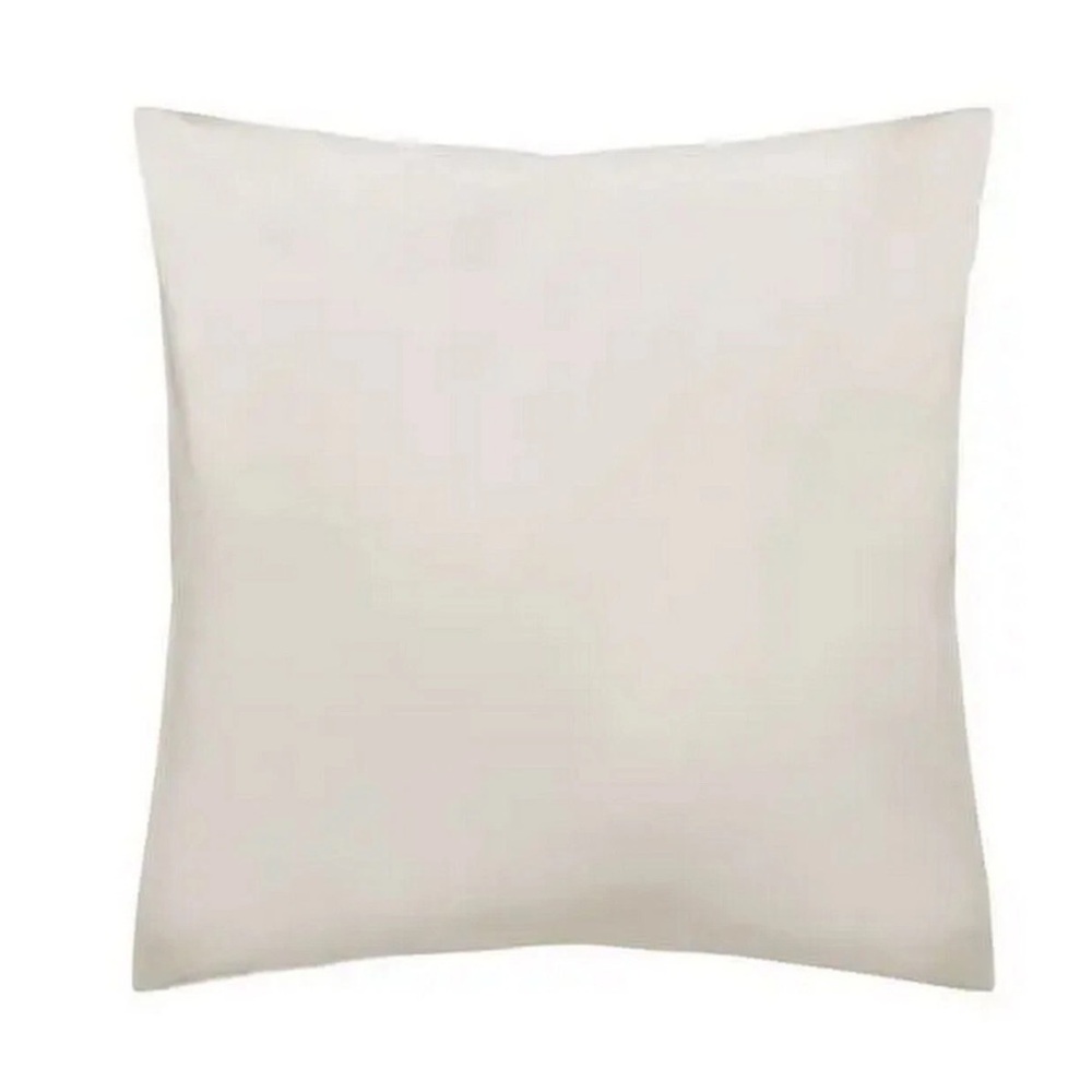 2 / Nate Home by Nate Berkus 400TC Percale Cotton Euro Sham 26" x 26" Parchment